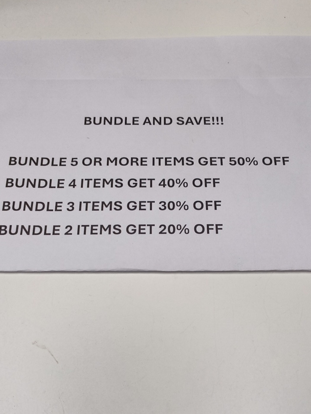 Bundle and Save